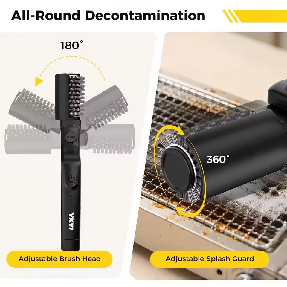 Electric Grill Brush – Cordless Rotary BBQ Cleaner